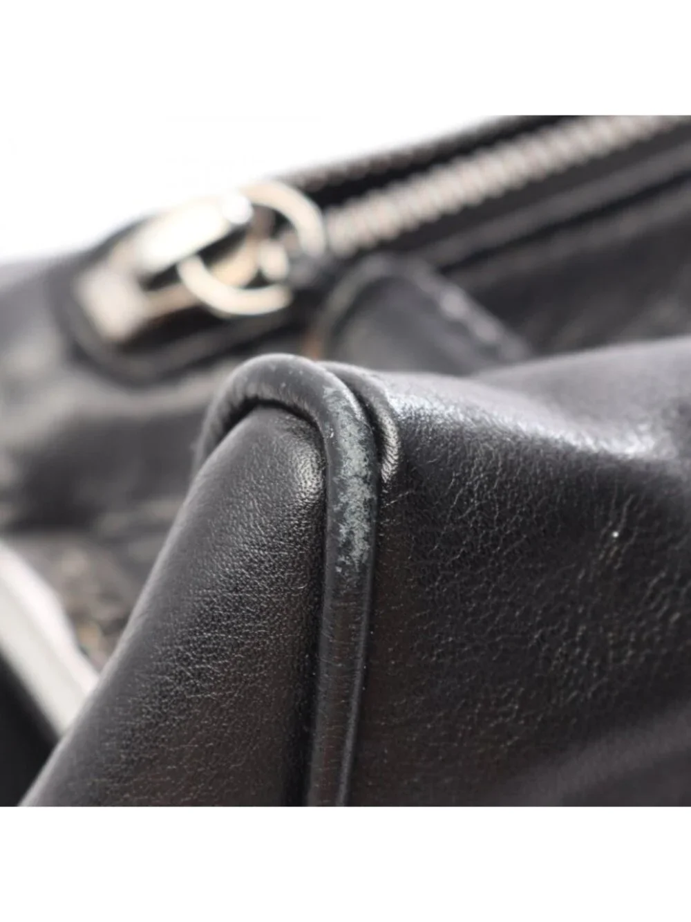 Chanel Choco Bar Black Lambskin Bar Boston